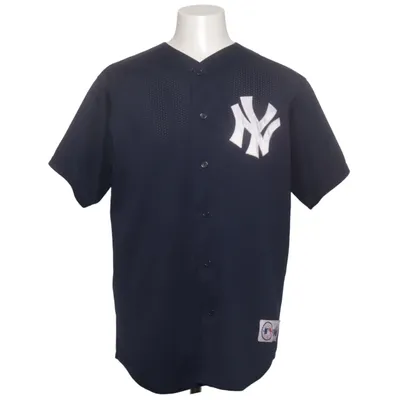 Baseball T-shirt (Blue) from Majestic Polyester