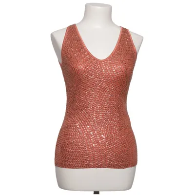 Tank Top (Orange) from Ambre Babzoe Elastane, Viscose