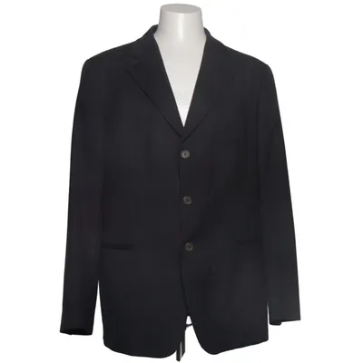 Blazer (Zwart) van Giorgio Armani Cupro, Polyester, Wol