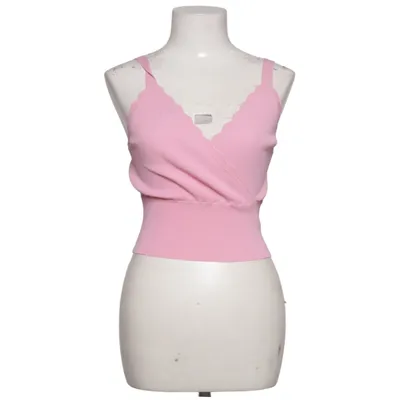 Crop top (Pink) fra Object Nylon, Viscose