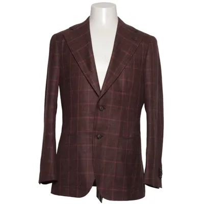 Blazer (Brun, Pink) fra Suitsupply Cupro, Linned, Polyester, Silke, Viscose, Uld