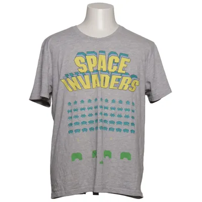 T-shirt (Gray, Multicolored) from Official Taito Licensed Product Cotton, Polyester