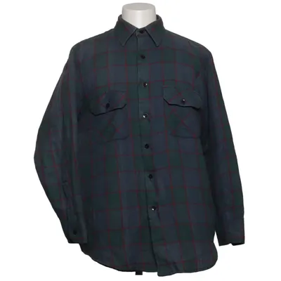 Flanellen overhemd (Blauw, Groen, Rood) van David Taylor Katoen, Polyamide, Polyester