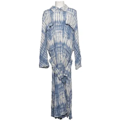 Shirt dress (Blue, White) from I Am