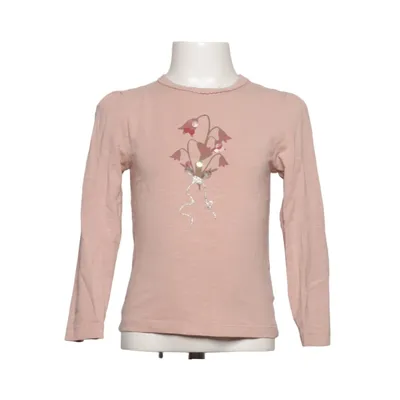 Langærmet t-shirt (Pink) fra Minymo Elastan, Økologisk bomuld
