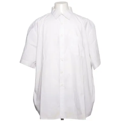 Kortärmad skjorta (Vit) från Team Bomull, Polyester