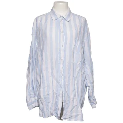 Shirt (Blue, White) from H&M Linen