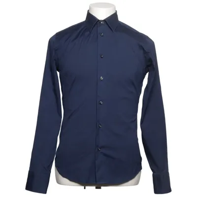 Shirt (Blue) from Zara Man Basic Cotton, Elastane, Polyamide