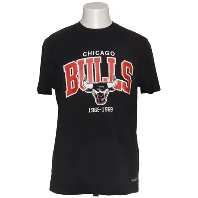 T-shirt (Black, Red, White) from Mitchell & Ness Cotton