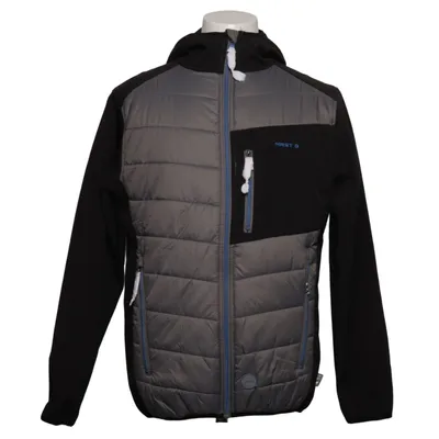 Softshell jacket (Black, Gray) from First B Elastane, Nylon, Polyester