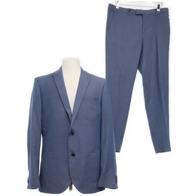 Kostym (Blå) från Angelo Litrico Elastan, Polyester, Viskos