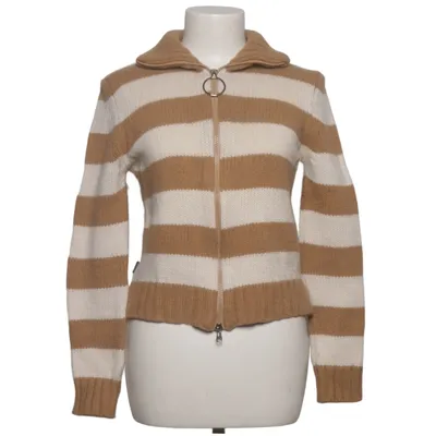Sweater (Brown, White) from Moschino Jeans Acrylic, Angora, Polyamide, Wool