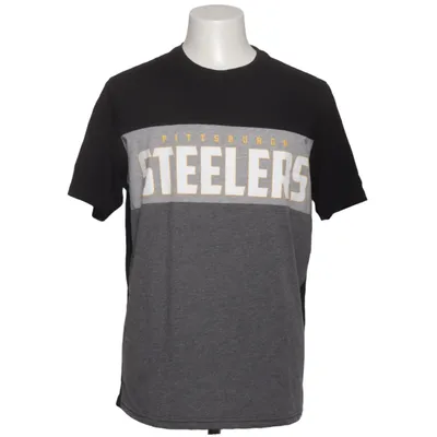 T-shirt (Black, Gray) from NFL Team Apparel Cotton