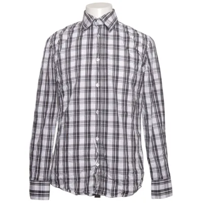 Shirt (Black, White) from Southern Menswear Cotton