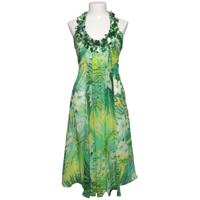 Cocktail dress (Green, Yellow, Multicolored) from Young Couture by Barbara Schwarzer Polyester