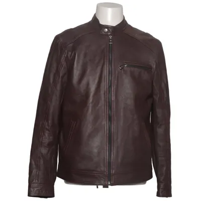 Leather jacket (Brown) from Felix Hardy Leather, Polyester