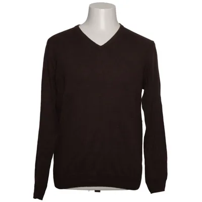 Pullover (Brown) from Strokesman's Cashmere, Cotton