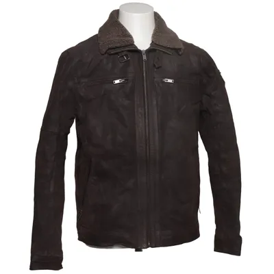 Shearling Jacke (Braun) von Mac Douglas Leder, Polyester