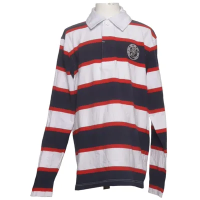 Rugby shirt (Blauw, Wit, Rood) van Tommy Hilfiger Katoen, Elastaan
