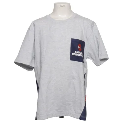 T-shirt (Gray, Blue, Multicolored) from Nevada Cotton, Polyester
