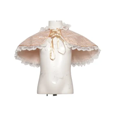 Cape (Beige, Weiß) Polyester