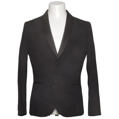 Smokingkavaj (Slim Fit) från WE Polyester, Viskos