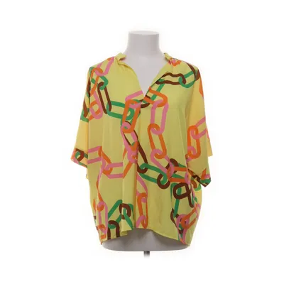 Top (Yellow, Multicolored) from Remix