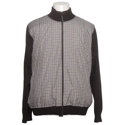 Cardigan (Brun, Hvid) fra Aquascutum Merinould, Polyamid, Polyester