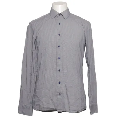 Shirt (Blue, White) from Eterna Cotton