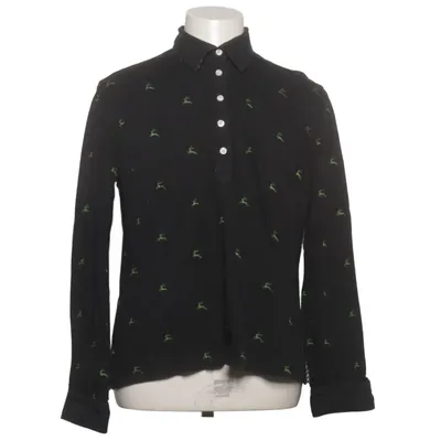 Henley T-shirt (Sort, Grøn) fra Kaiserjäger Bomuld