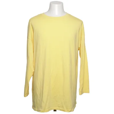 Långärmad t-shirt (Gul) Bomull, Elastan, Polyester