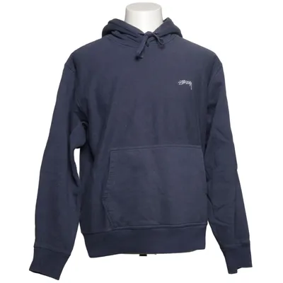 Hættetrøje (Blå) fra Stüssy Bomuld