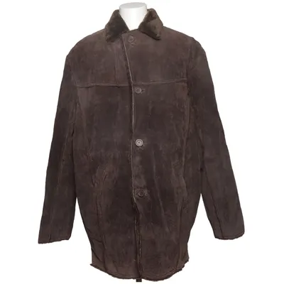Shearlingjakke (Brun) fra Explorer Læder, Polyester