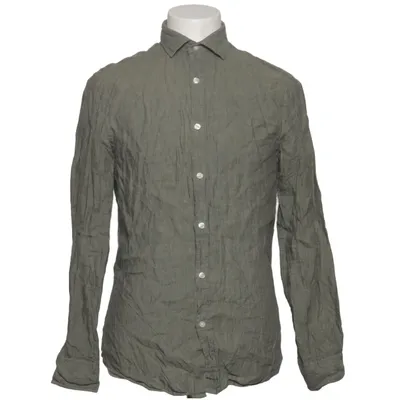 Shirt (Groen) van Charles Tyrwhitt Linnen