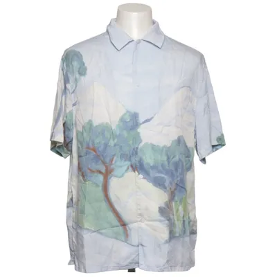 Chemise à manches courtes (Bleu, Multicolore) de H&M Lyocell
