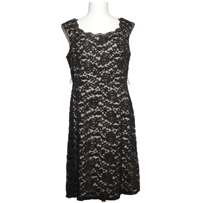 Robe de cocktail (Noir, Beige) de R&M Richards Élasthane, Polyamide, Polyester
