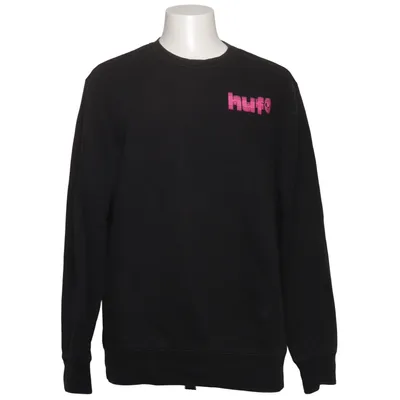 Sweatshirt (Black, Pink) from HUF Cotton, Polyester
