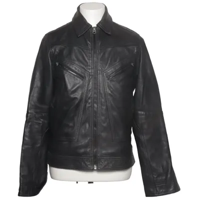 Läderjacka (Svart) från G-Star Raw Skinn, Ekologisk bomull, Polyester