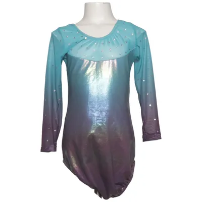 Gymnastics leotard (Blue, Purple, Multicolored)