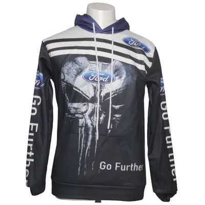 Capuchon sweater (Zwart, Blauw, Wit) van Ford