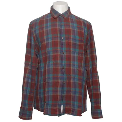 Flanellen overhemd (Rood, Blauw, Meerkleurig) van Cottonfield Katoen