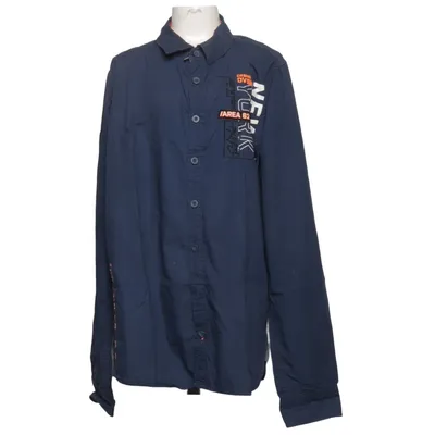 Shirt (Blauw, Oranje) van Crosswind Katoen