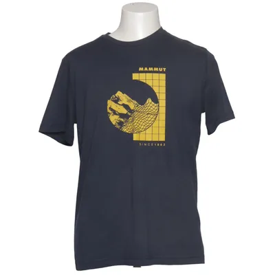 T-shirt (Blå, Gul) från Mammut Bomull, Polyester