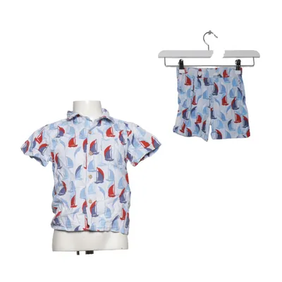 Pajamas (Blue, Red, White) from Mick Mack Cotton, Linen, Viscose