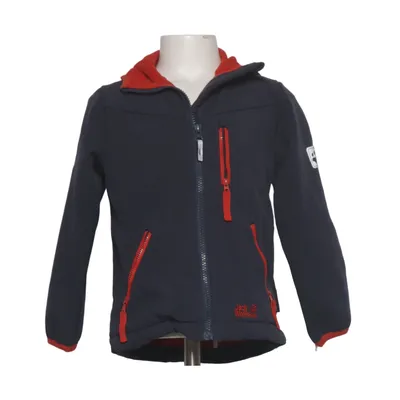 Softshell jacket (Gray, Orange) from Jack Wolfskin Elastane, Polyester