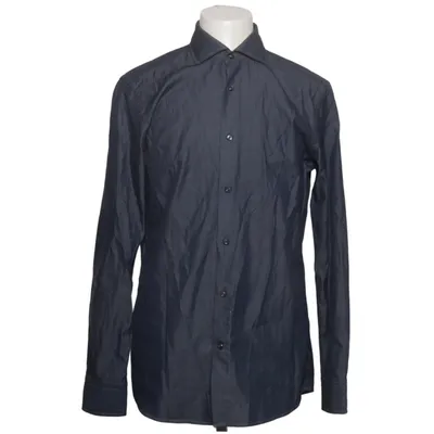 Shirt (Blauw) van Boss Katoen