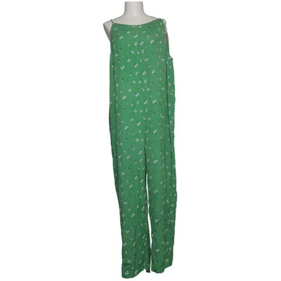 Jumpsuit (Grün, Weiß, Blau) von Mango Viskose