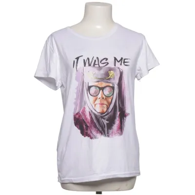 T-shirt (Hvid, Flerfarvet) fra Mbaurce Elastan, Polyester