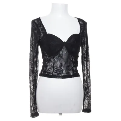 Crop top (Black) from Cider Polyester