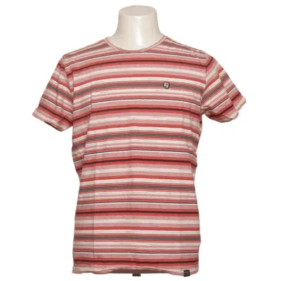 T-shirt (Rød, Hvid, Sort) fra Garcia Bomuld, Polyester